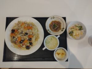 静明館食堂いつもの　あんかけやきそば
