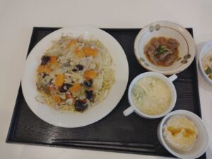 静明館食堂いつもの　あんかけやきそば