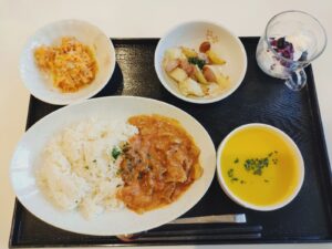 静明館食堂 いつもの クリスマスメニュー