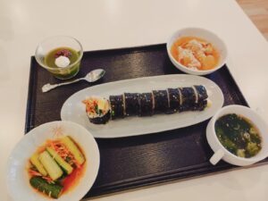 静明館食堂　いつもの　プルコギキンパ