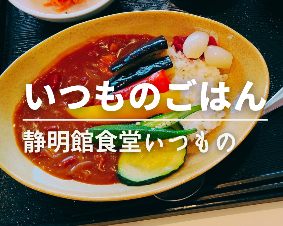 静明館食堂　いつもの　夏野菜カレー