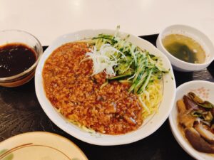 静明館食堂 いつもの ジャージャー麵